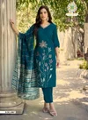 Raahi Vol 2 By Passion Tree Roman Silk Kurti With Bottom Dupatta
